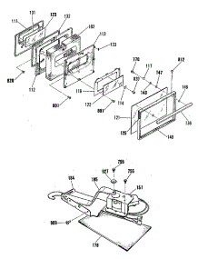 03 - Section3 parts for Ge Range JSP26GP3WH from AppliancePartsPros.com
