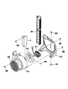 04 - Section4 parts for Ge Range JSP26GP3WH from AppliancePartsPros.com
