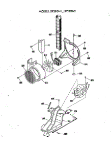 03 - Section3 parts for Ge Range JSP28GN2 from AppliancePartsPros.com
