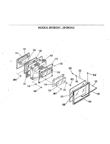 04 - Section4 parts for Ge Range JSP28GN2 from AppliancePartsPros.com