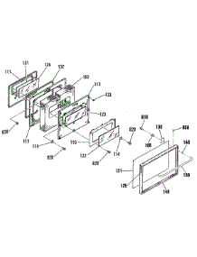 03 - Section3 parts for Ge Range JSP28GP1 from AppliancePartsPros.com
