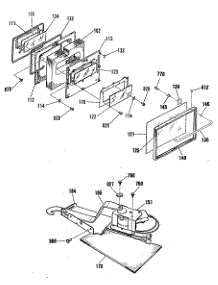 03 - Section3 parts for Ge Range JSP28GP2BG from AppliancePartsPros.com
