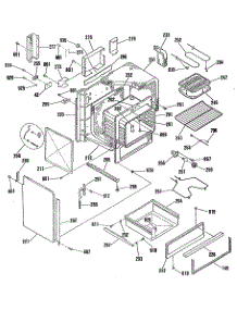 02 - Section2 parts for Ge Range JSP28GP3BG from AppliancePartsPros.com