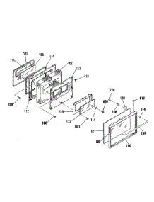 03 - Section3 parts for Ge Range JSP28GP3BG from AppliancePartsPros.com