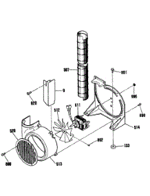 04 - Section4 parts for Ge Range JSP28GP4BG from AppliancePartsPros.com