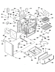 03 - Section3 parts for Ge Range JSP31GN2 from AppliancePartsPros.com