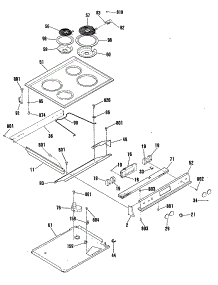 03 - Section3 parts for Ge Range JSP31GP1 from AppliancePartsPros.com