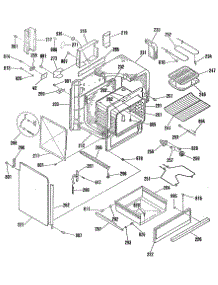 04 - Section4 parts for Ge Range JSP31GP1 from AppliancePartsPros.com