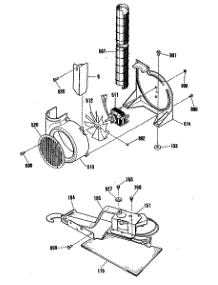 04 - Section4 parts for Ge Range JSP31GP2WH from AppliancePartsPros.com