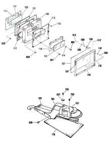 03 - Section3 parts for Ge Range JSP31GP4WH from AppliancePartsPros.com