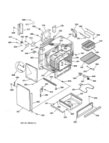 02 - Body & Drawer Parts parts for Ge Range JSP34WW1WW from AppliancePartsPros.com