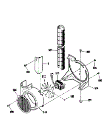 05 - Section5 parts for Ge Range JSP38GN1 from AppliancePartsPros.com