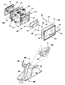 05 - Section5 parts for Ge Range JSP38GN2 from AppliancePartsPros.com