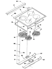 02 - Section2 parts for Ge Range JSP38GP1 from AppliancePartsPros.com