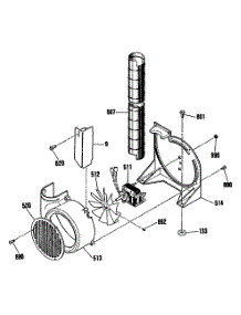 05 - Section5 parts for Ge Range JSP38GS1BG from AppliancePartsPros.com