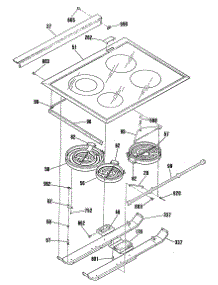 02 - Section2 parts for Ge Range JSP38GS2BG from AppliancePartsPros.com