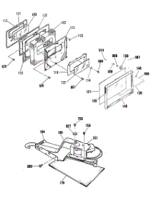 04 - Section4 parts for Ge Range JSP38GS3BG from AppliancePartsPros.com