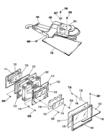 04 - Range parts for Ge Range JSP39GR1 from AppliancePartsPros.com