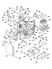 03 - Section3 parts for Ge Range JSP39GR2WG from AppliancePartsPros.com