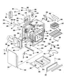 03 - Section3 parts for Ge Range JSP40AS1AG from AppliancePartsPros.com