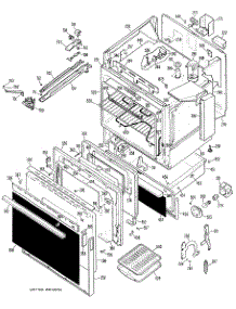 02 - Section2 parts for Ge Range JSP49G101 from AppliancePartsPros.com