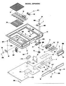 05 - Section5 parts for Ge Range JSP50GN2 from AppliancePartsPros.com