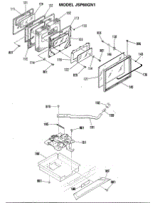 03 - Section3 parts for Ge Range JSP60GN1 from AppliancePartsPros.com