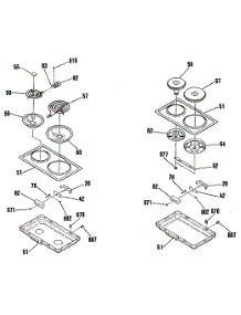 05 - Section5 parts for Ge Range JSP62GN2 from AppliancePartsPros.com