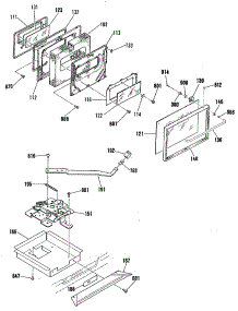 03 - Section3 parts for Ge Range JSP62GN3BG from AppliancePartsPros.com