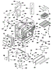 03 - Section3 parts for Ge Range JSP69WT1WW from AppliancePartsPros.com
