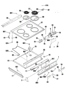 02 - Section2 parts for Ge Range JSS26GP1 from AppliancePartsPros.com