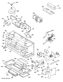 02 - Section2 parts for Ge Microwave JVM132H01 from AppliancePartsPros.com