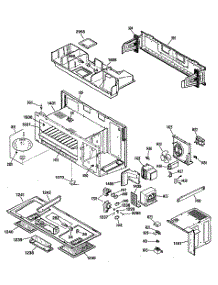 02 - Section2 parts for Ge Microwave JVM133K03 from AppliancePartsPros.com