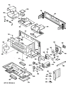 02 - Section2 parts for Ge Microwave JVM142J01 from AppliancePartsPros.com