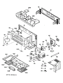 02 - Section2 parts for Ge Microwave JVM142K04 from AppliancePartsPros.com