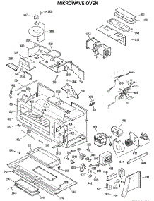 02 - Microwave Oven parts for Ge Microwave JVM172G01 from AppliancePartsPros.com