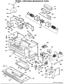02 - Microwave Oven parts for Ge Microwave JVM172G02 from AppliancePartsPros.com