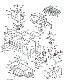02 - Section2 parts for Ge Microwave JVM192001 from AppliancePartsPros.com