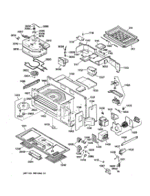 02 - Bottom Plate, Internal Parts & Mounting Bracket parts for Ge Microwave JVM290WV01 from AppliancePartsPros.com