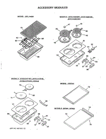 05 - Accessory Modules parts for Ge Cooktop JXDD44 from AppliancePartsPros.com