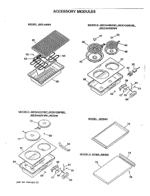 03 - Accessory Modules parts for Ge Cooktop JXDS430R1BL from AppliancePartsPros.com