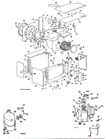 02 - Section2 parts for Ge Air Conditioner KDR24DSB1 from AppliancePartsPros.com