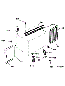 05 - Section5 parts for Ge Air Conditioner KED12AAV1 from AppliancePartsPros.com
