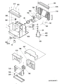 02 - Section2 parts for Ge Air Conditioner KEM08FAM1 from AppliancePartsPros.com
