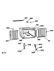 03 - Section3 parts for Ge Air Conditioner KES23DAR1 from AppliancePartsPros.com