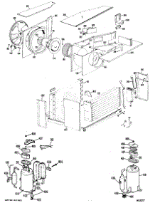 03 - Section3 parts for Ge Air Conditioner KLR18DAG3 from AppliancePartsPros.com
