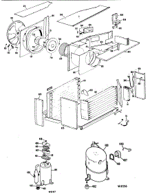02 - Section2 parts for Ge Air Conditioner KLR19DAG1 from AppliancePartsPros.com