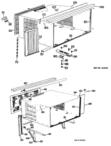02 - Section2 parts for Ge Air Conditioner KM912ANW1 from AppliancePartsPros.com