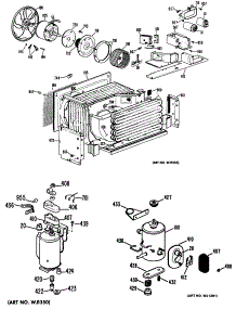 02 - Section2 parts for Ge Air Conditioner KQ808AAQ1 from AppliancePartsPros.com
