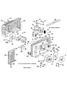 02 - Section2 parts for Ge Air Conditioner KT604FS3A from AppliancePartsPros.com